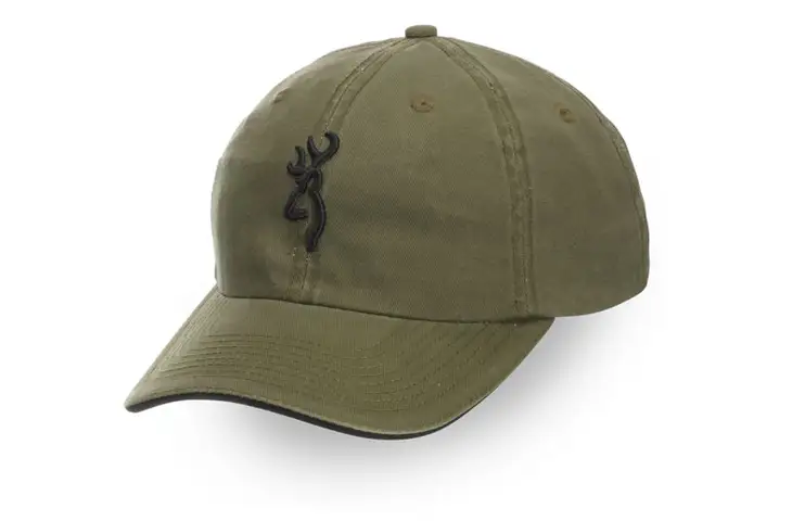 Browning Twill Cap with 3-D Buckmark and Pipe Brim - view 2